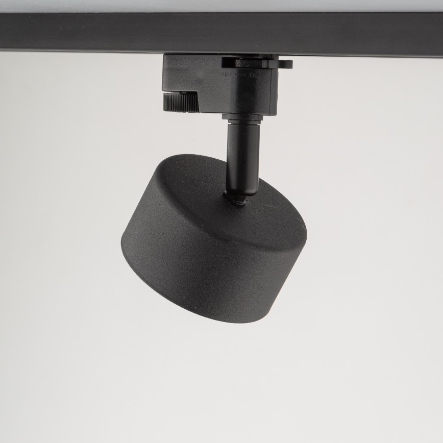 Spot svetiljka za 1-fazni šinski sistem AVIA 1xGX53/15W/230V crna