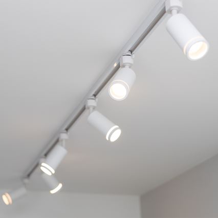 Spot svetiljka za 1-fazni šinski sistem JET RING 1xGU10/10W/230V bela