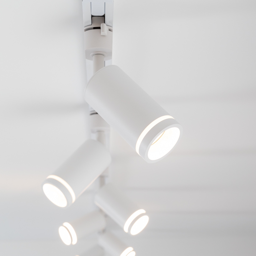 Spot svetiljka za 1-fazni šinski sistem JET RING 1xGU10/10W/230V bela