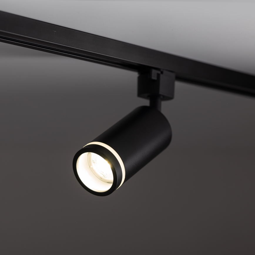 Spot svetiljka za jednofazni šinski sistem JET RING 1xGU10/10W/230V crna