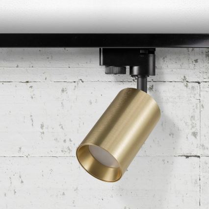Spot svetiljka za šinski sistem MARIBEL 3xGU10/10W/230V +1 m šinski sistem u zlatnoj boji