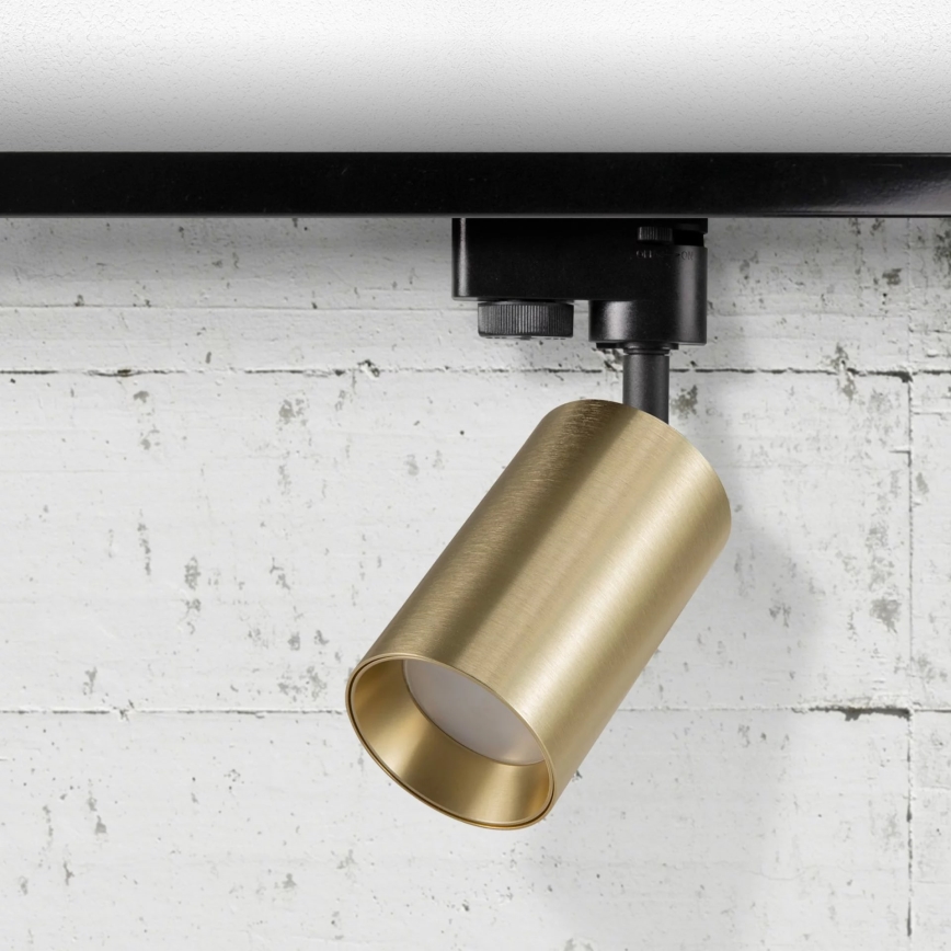 Spot svetiljka za šinski sistem MARIBEL 3xGU10/10W/230V +1 m šinski sistem u zlatnoj boji