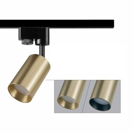 Spot svetiljka za šinski sistem MARIBEL 3xGU10/10W/230V +1 m šinski sistem u zlatnoj boji
