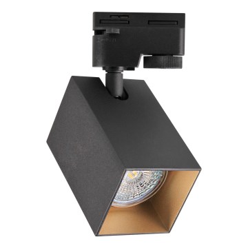 Spot svetiljka za šinski sistem SQUARE 1xGU10/10W/230V crna