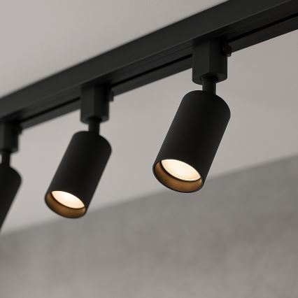 Spot svetiljka za šinski sistem TIGER 3xGU10/10W/230V crna