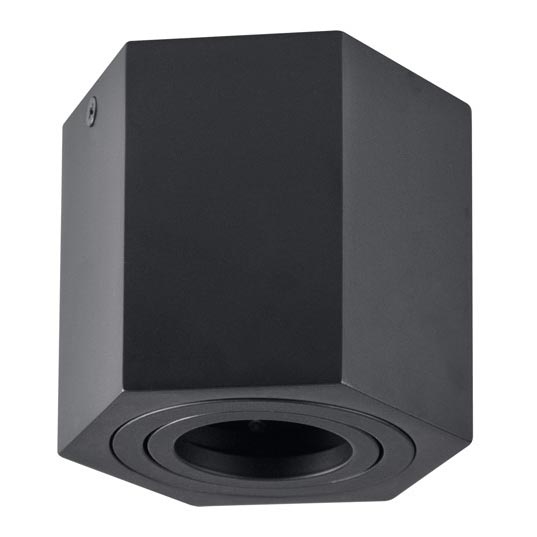 Spot svetlo HEXAGON 1xGU10/10W/230V crno