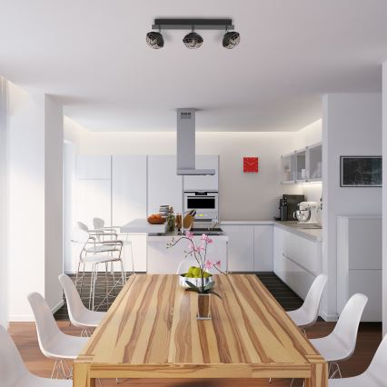 Spot svetlo LOGAN 3xE14/40W/230V