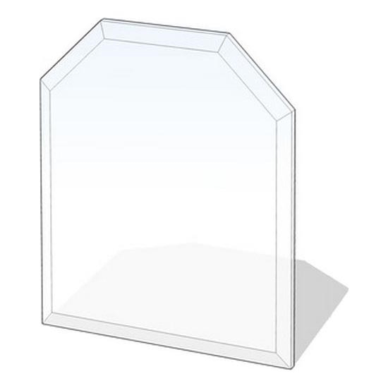 Staklena podloga za peć 1200x1000x8 mm