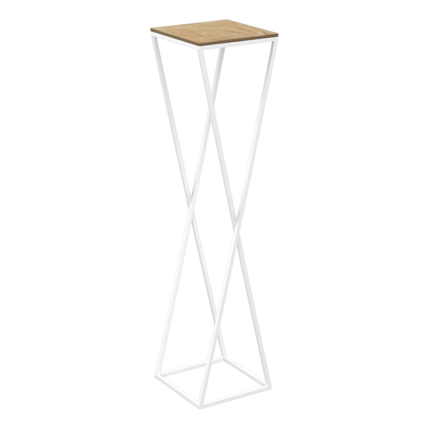 Stalak za cveće 100x24 cm beo