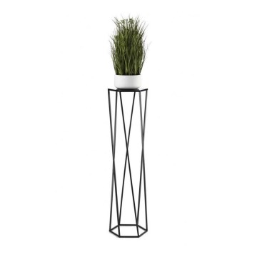 Stalak za cveće 100x24 cm crne boje