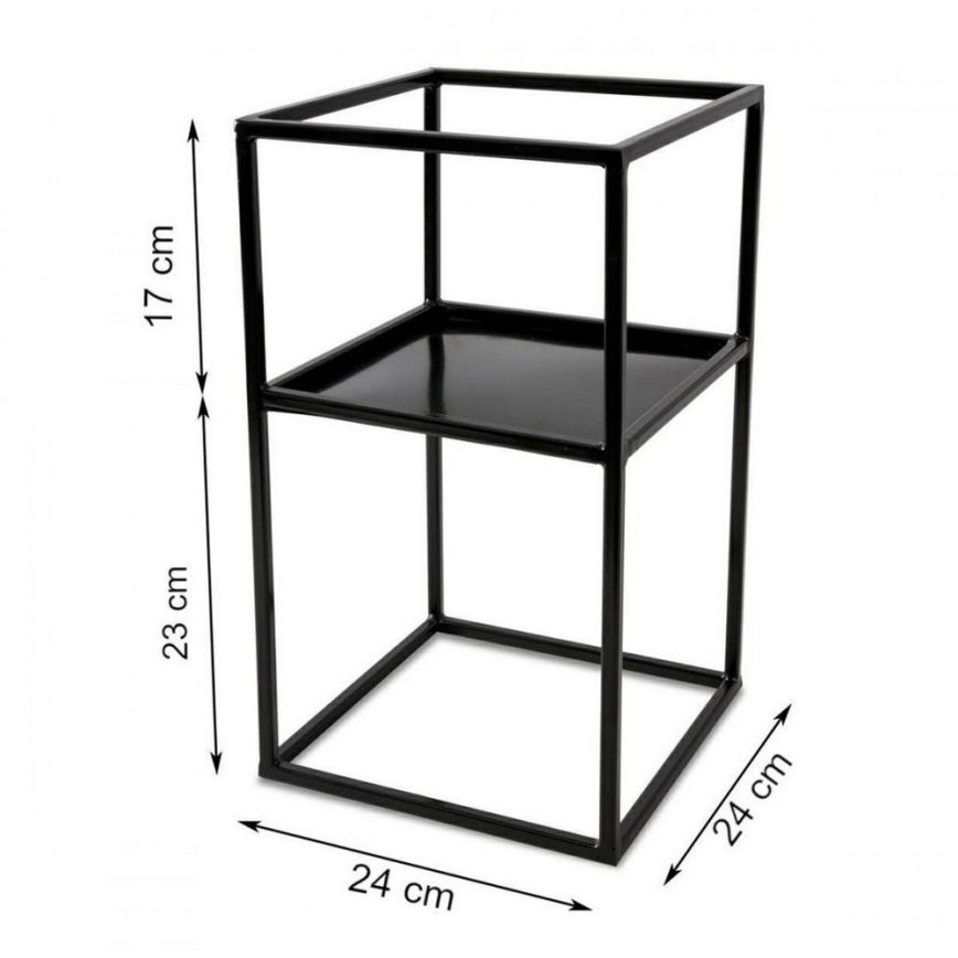 Stalak za cveće 40x24 crne boje