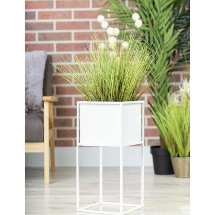 Stalak za cveće 50x24 cm beo