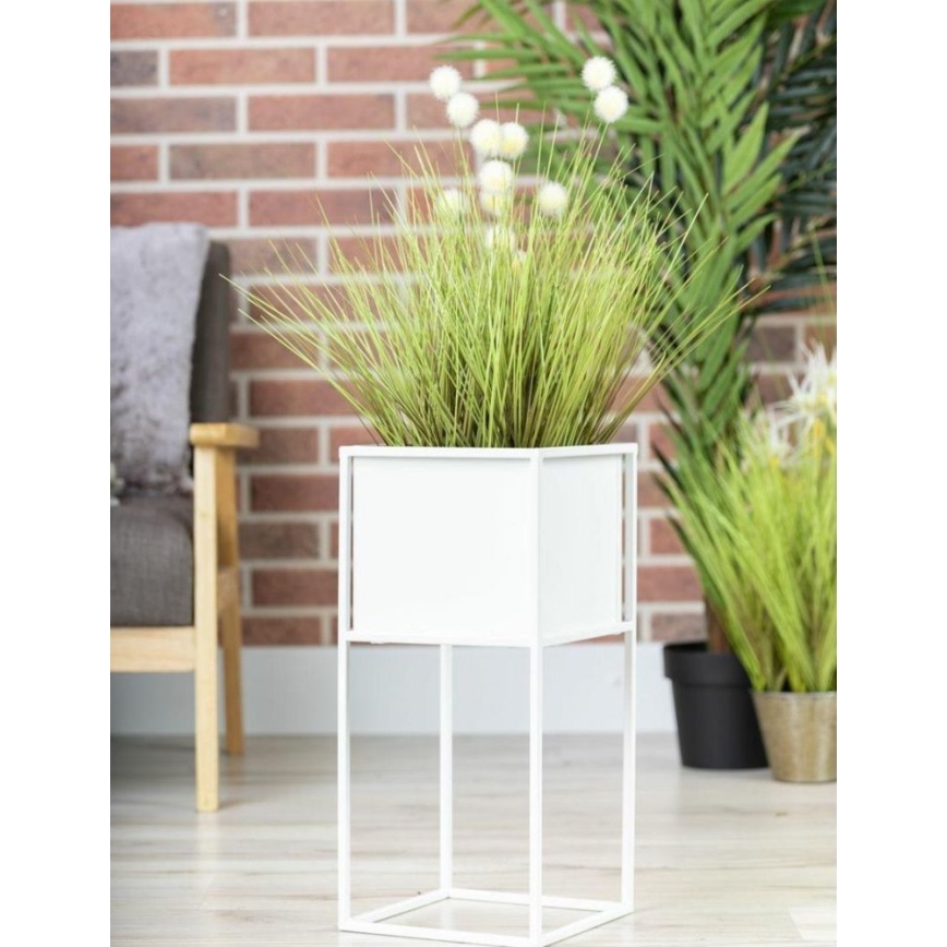 Stalak za cveće 50x24 cm beo