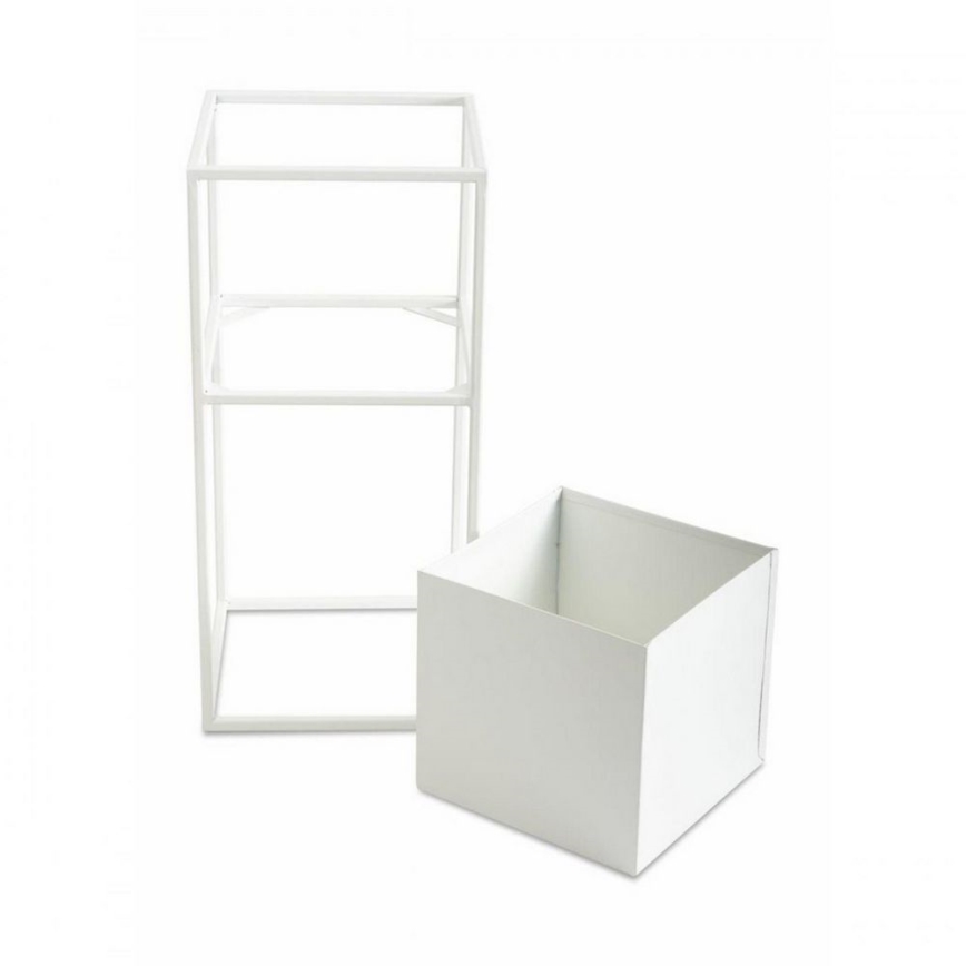 Stalak za cveće 50x24 cm beo