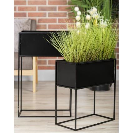 Stalak za cveće 50x44 cm crne boje