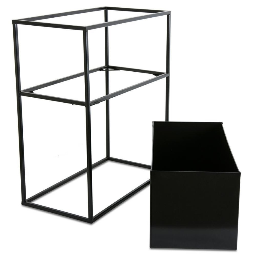 Stalak za cveće 50x44 cm crne boje