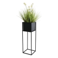 Stalak za cveće 70 x 24 cm, crni