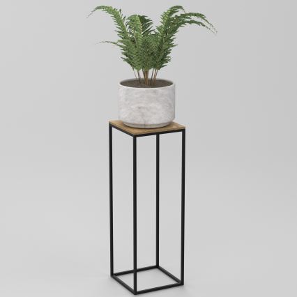 Stalak za cveće 70x24 cm, crne boje
