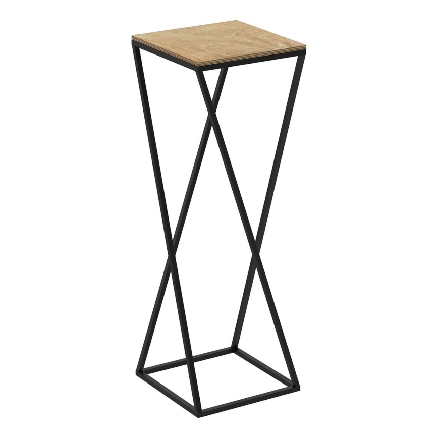 Stalak za cveće 70x24 cm crne boje