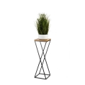 Stalak za cveće 70x24 cm crni/smeđi