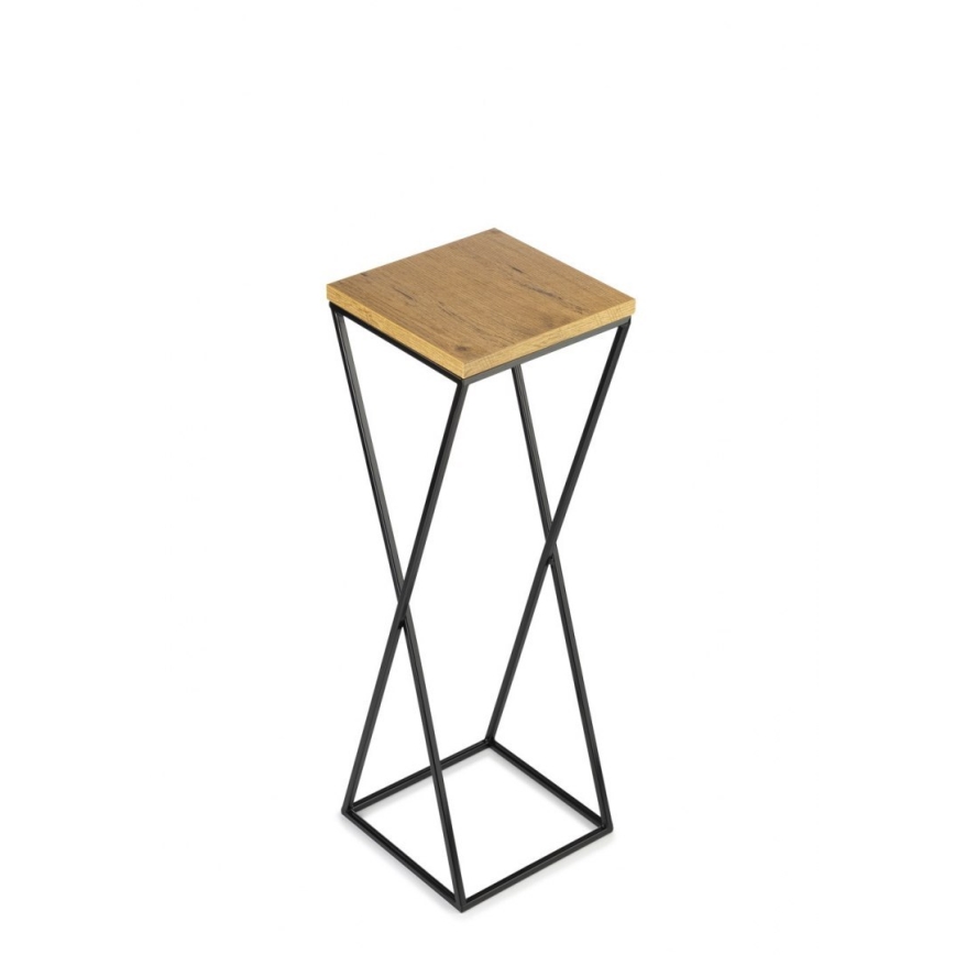 Stalak za cveće 70x24 cm crni/smeđi