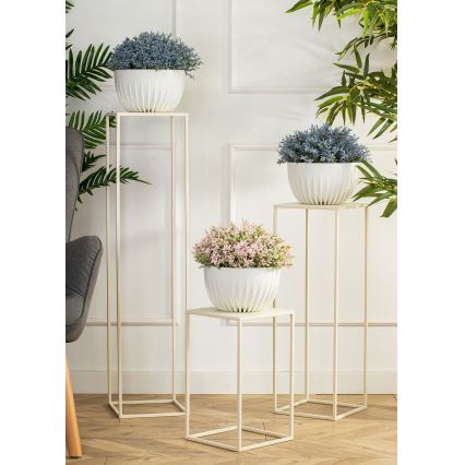 Stalak za cveće 70x24 cm krem