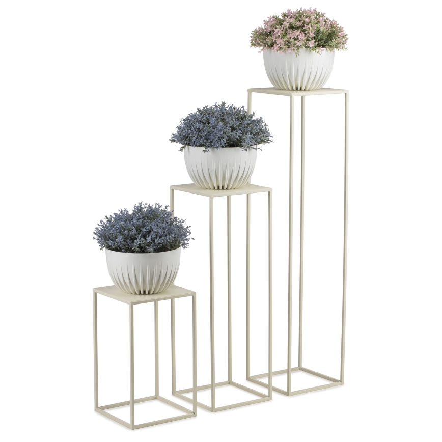 Stalak za cveće 70x24 cm krem