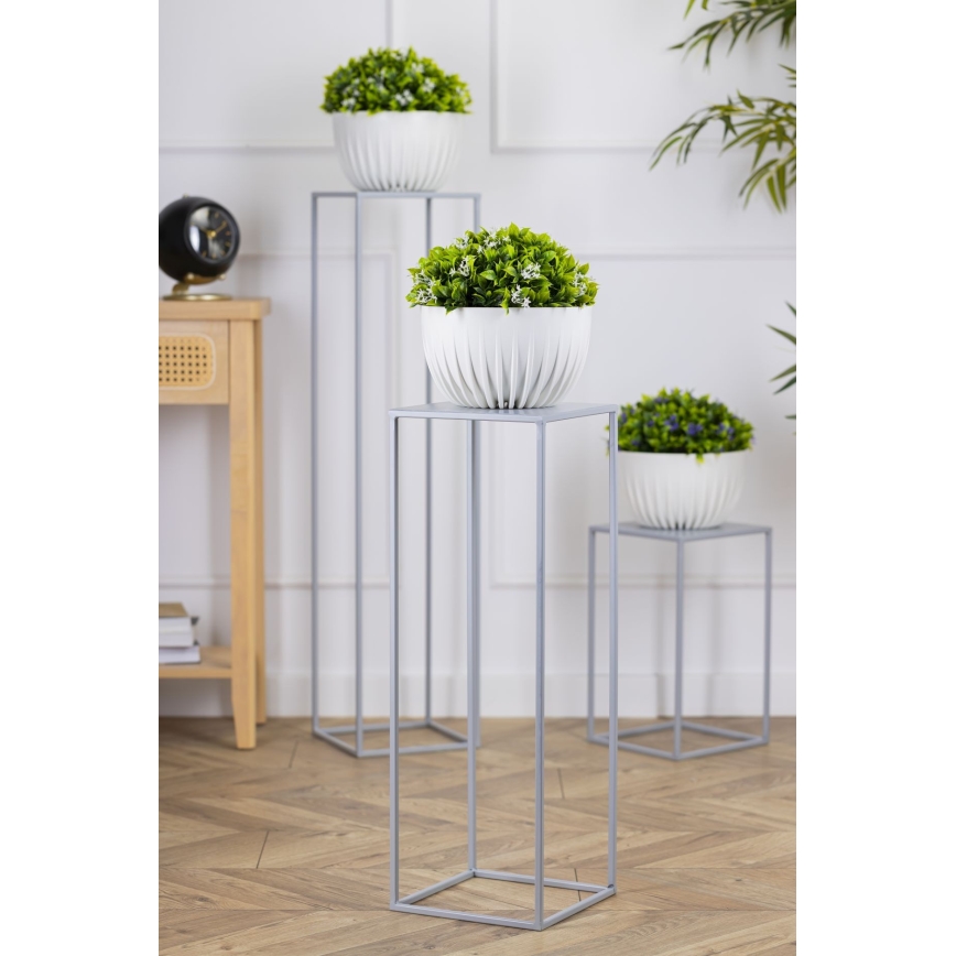 Stalak za cveće 70x24 cm, siv