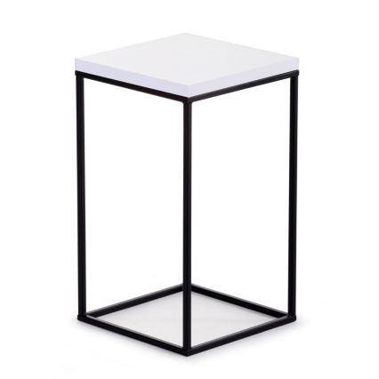 Stalak za cveće BASICLOFT 40x24 bela/crna