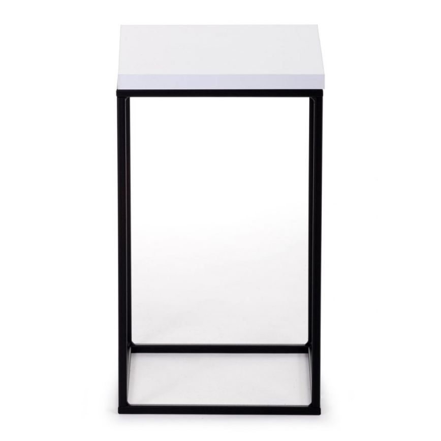 Stalak za cveće BASICLOFT 40x24 bela/crna