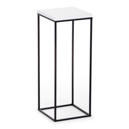 Stalak za cveće BASICLOFT 60x24 crna/bela