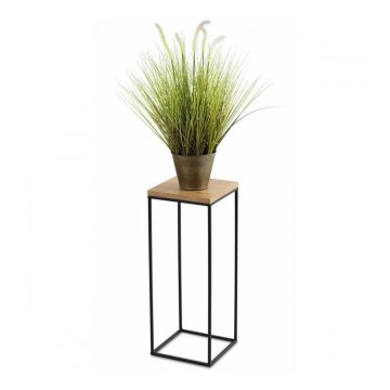 Stalak za cveće BASICLOFT 60x24 crna/smeđa