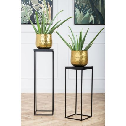 Stalak za cveće BASICLOFT 60x24 crni