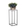 Stalak za cveće BASICLOFT 80x24 crna/bela