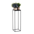 Stalak za cveće BASICLOFT 80x24 crni