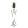 Stalak za cveće LOFT 100x23,5 cm crni
