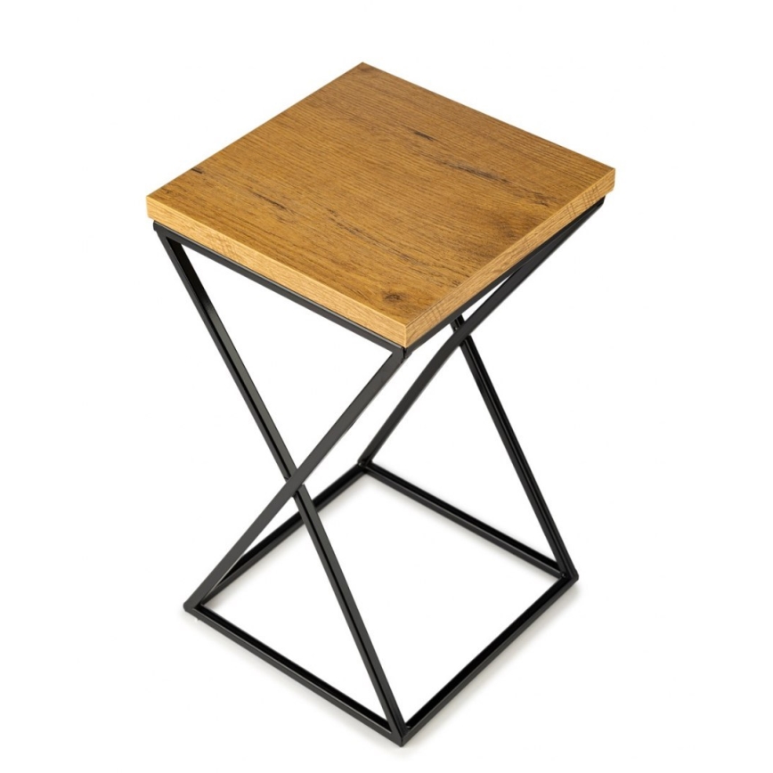 Stalak za cveće LOFT 40x24 cm crna/smeđa