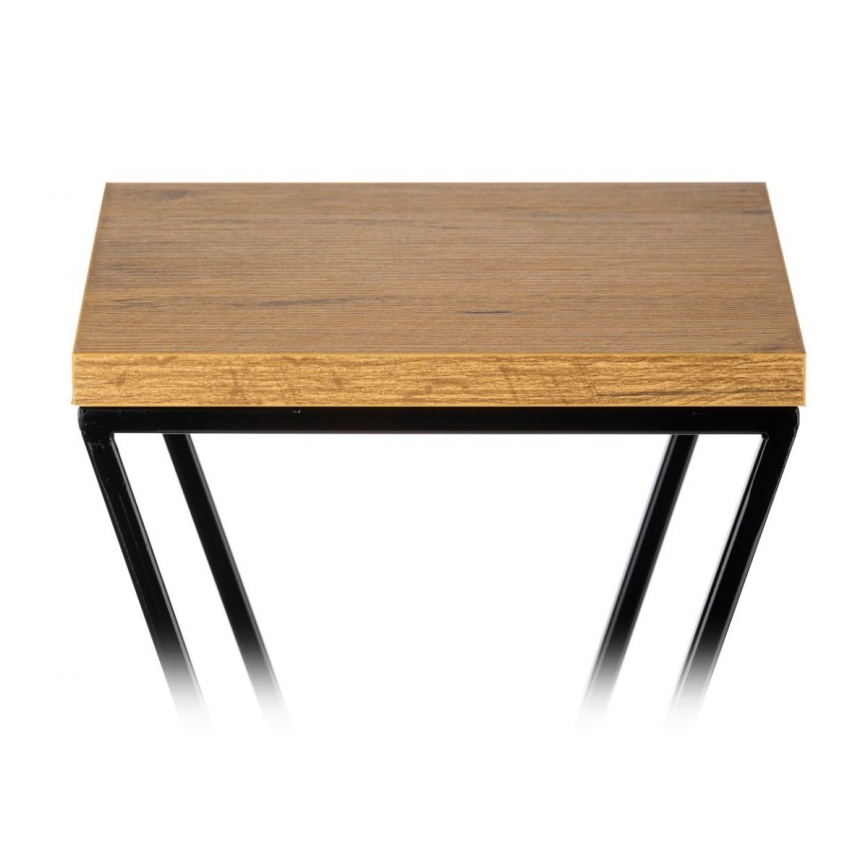 Stalak za cveće LOFT 40x24 cm crna/smeđa