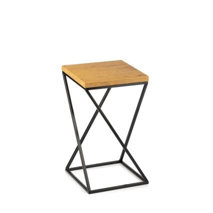 Stalak za cveće LOFT 40x24 cm crna/smeđa