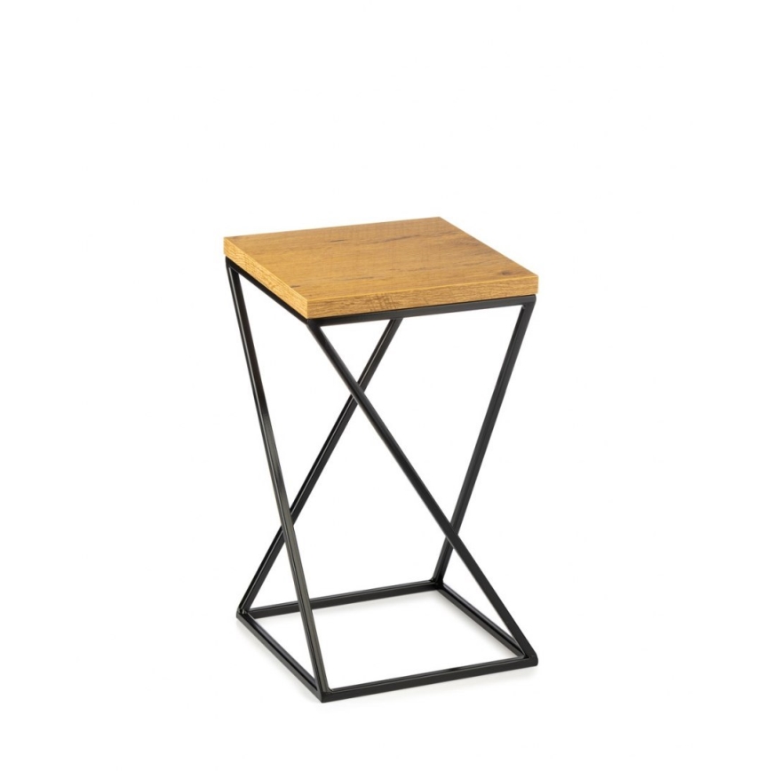 Stalak za cveće LOFT 40x24 cm crna/smeđa