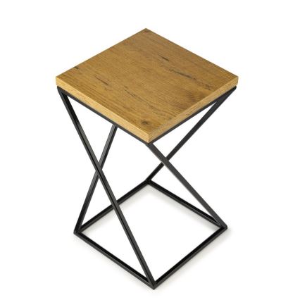 Stalak za cveće LOFT 40x24 cm crna/smeđa