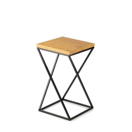 Stalak za cveće LOFT 40x24 cm crna/smeđa
