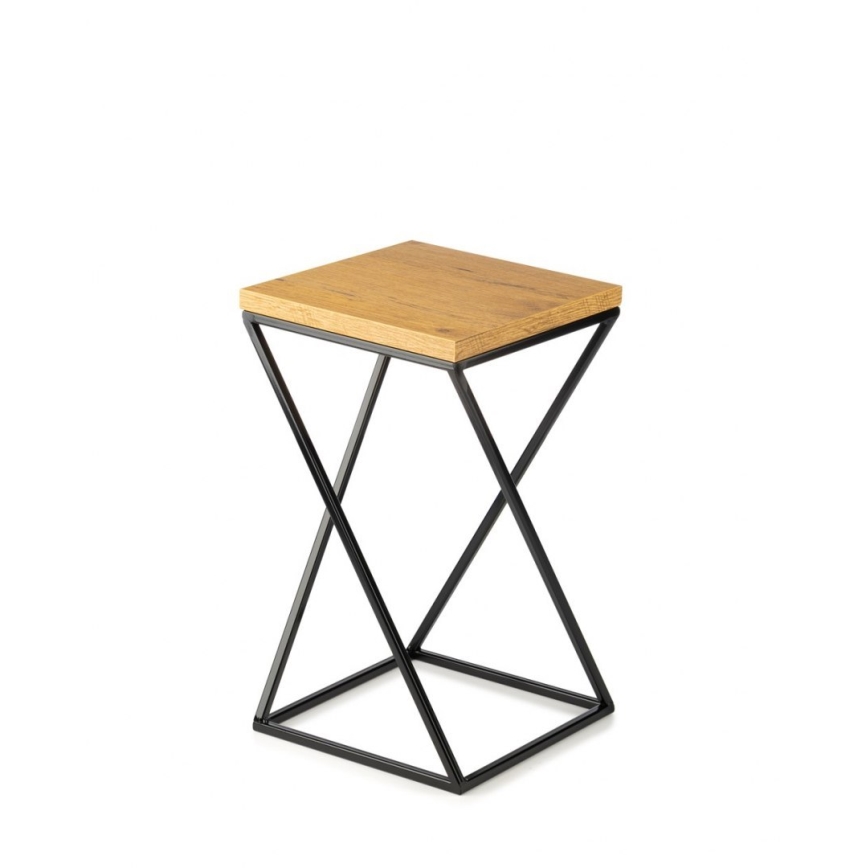 Stalak za cveće LOFT 40x24 cm crna/smeđa