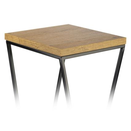 Stalak za cveće LOFT 40x24 cm crna/smeđa