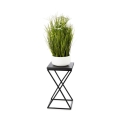 Stalak za cveće LOFT 40x24 cm crni