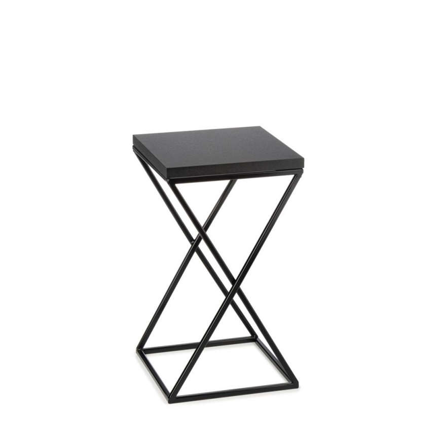 Stalak za cveće LOFT 40x24 cm crni