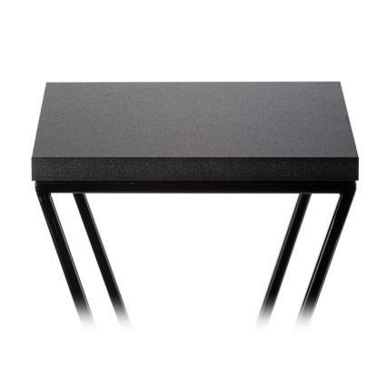 Stalak za cveće LOFT 40x24 cm crni