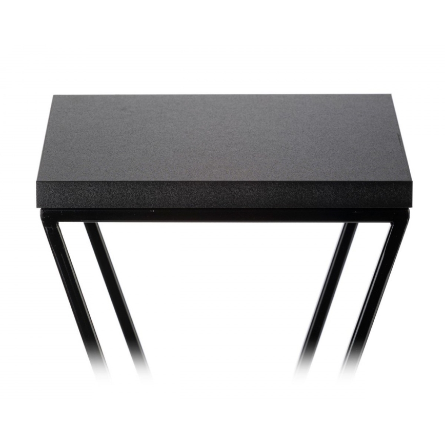 Stalak za cveće LOFT 40x24 cm crni
