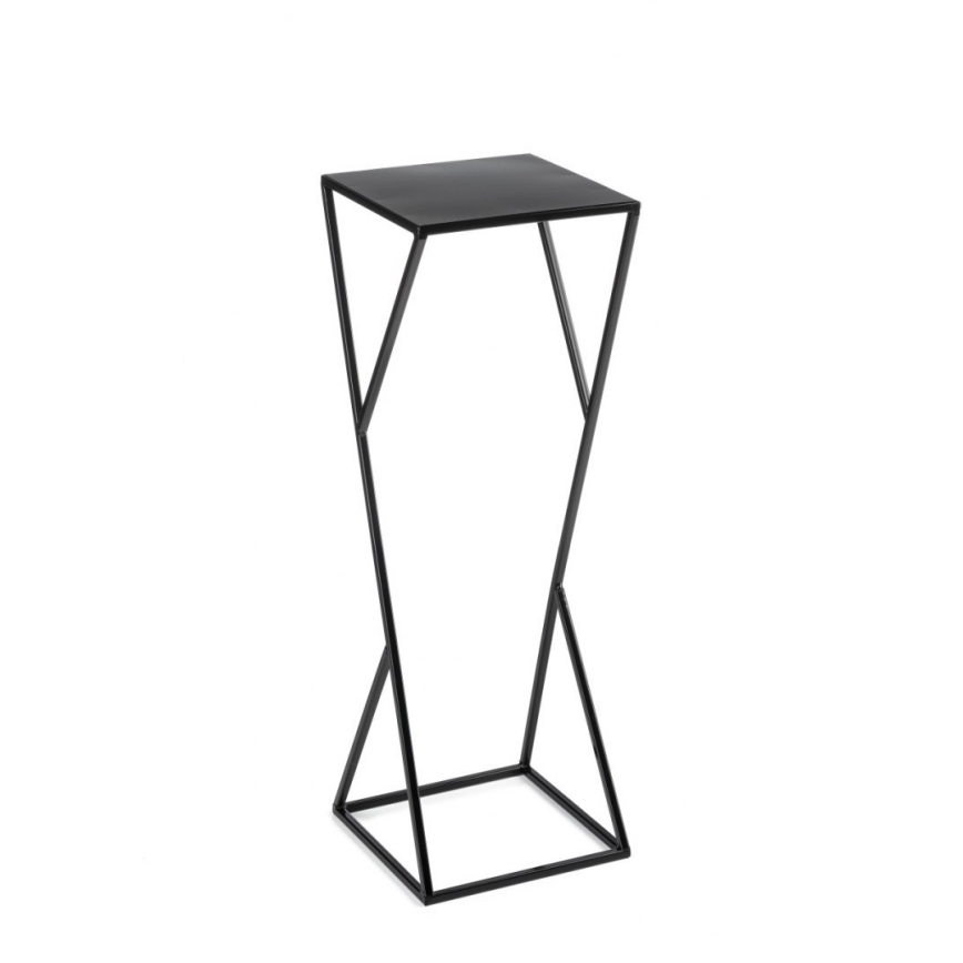 Stalak za cveće LOFT 70x23,5 cm crne boje