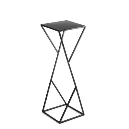 Stalak za cveće LOFT 70x23,5 cm crne boje